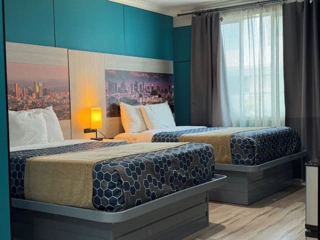 Hometel Suites - Los Angeles (Koreatown)-Standard Double Room, 2 Double Beds, Non Smoking-7