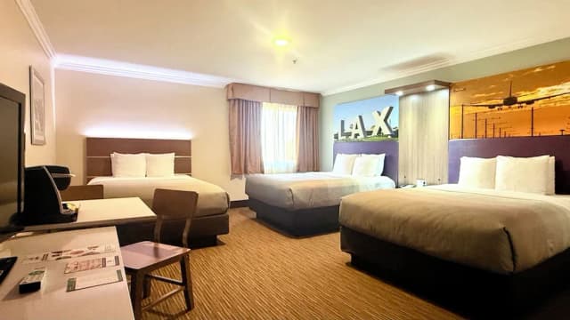 洛杉磯機場 - LAX 凱藝套房飯店-客房, 多張床, 無障礙, 非吸煙房-1