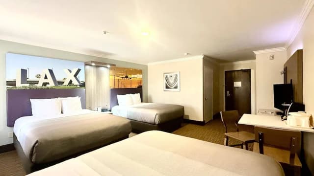 洛杉磯機場 - LAX 凱藝套房飯店-客房, 多張床, 無障礙, 非吸煙房-2