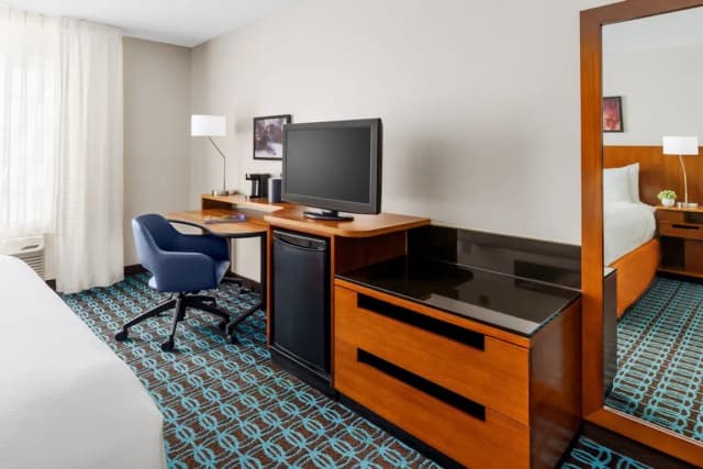 Fairfield Inn & Suites Houston The Woodlands-客房, 2 张大床 (Mobility Accessible, Tub)-1