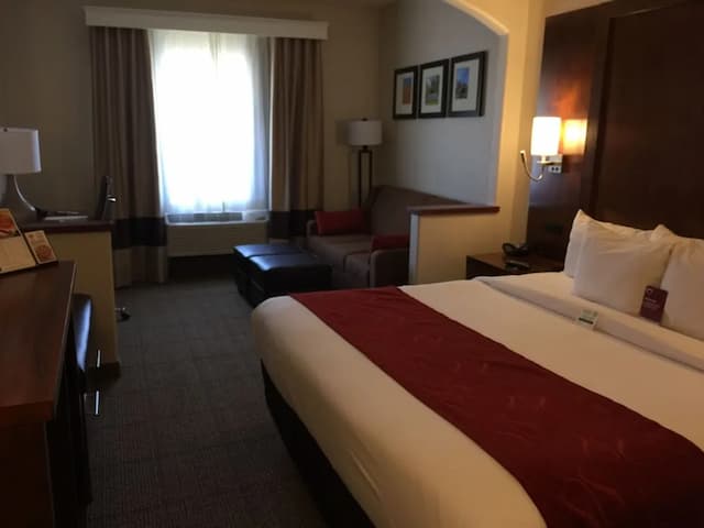 컴포트 스위트 - 식스플래그 매직마운틴 인근-Studio Suite, 1 king bed with sofa bed-4