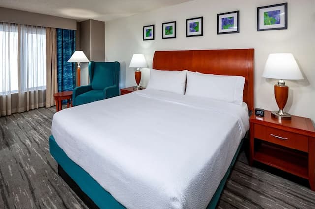 ヒルトン ガーデン イン シカゴ オハア エアポート-ルーム キングベッド 1 台 バリアフリー 浴槽 (Hearing)-2