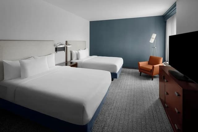 瓦倫西亞聖塔克拉里塔萬怡飯店-客房, 2 張加大雙人床-3