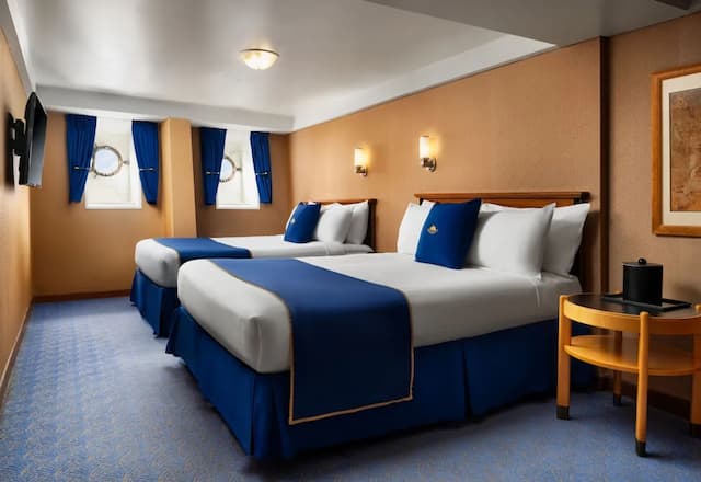The Queen Mary-标准房, 2 张大床 (Stateroom)-3