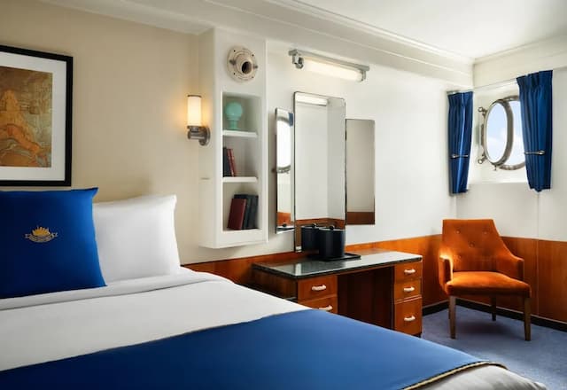 The Queen Mary-标准房, 1 张特大床 (Portside)-4