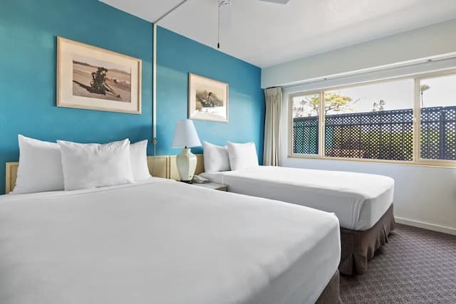 마우이 시사이드 호텔-스탠다드룸, 더블침대 2개-1