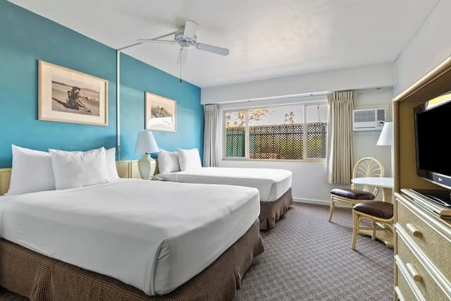 마우이 시사이드 호텔-스탠다드룸, 더블침대 2개-5