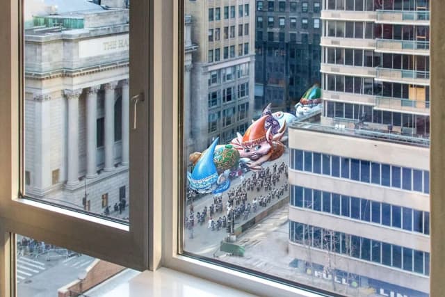 紐約西 35 街希爾頓花園酒店-客房, 1 張特大雙人床, 城市景觀 (Macy's Parade)-1