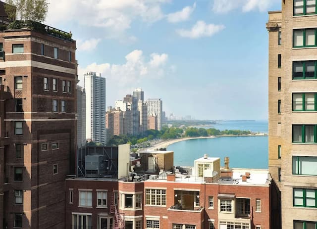 ソネスタ ES スイーツ シカゴ ダウンタウン マグニフィセント マイル - メディカル-デラックス スイート ベッド (複数台) レイクビュー (King and Queen Bed)-6