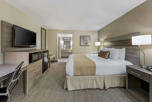 ベスト ウェスタン プラス エグゼクティブ イン-ビジネス ルーム キングベッド 1 台 禁煙 冷蔵庫 & 電子レンジ-1