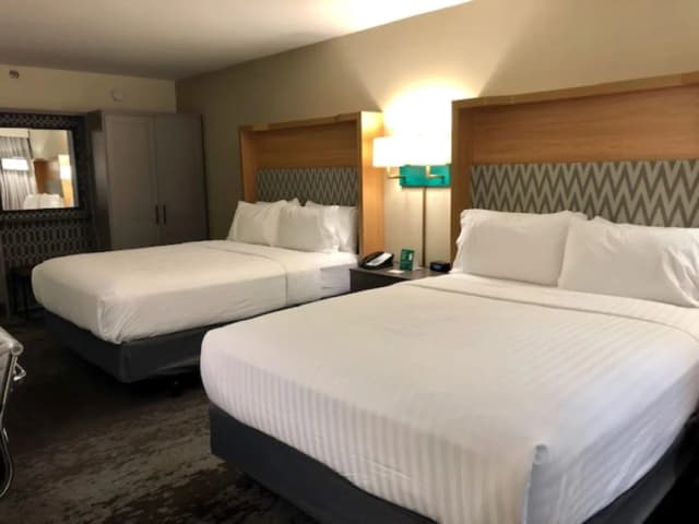 ホリデイ イン シカゴ ノース ショア by IHG-プレミアム ルーム クイーンベッド 2 台-3