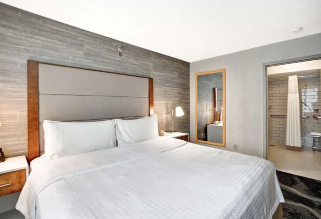 홈우드 스위트 바이 힐튼 시카고-다운타운-스위트, 킹사이즈침대 1개, 장애인 지원, 금연 (Mobility & Hearing, Roll-in Shower)-2