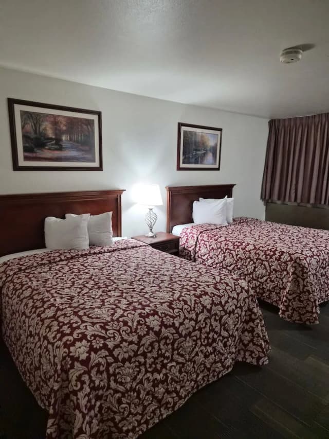 安科拉治機場阿萊克斯套房飯店-豪華客房, 2 張加大雙人床, 冰箱和微波爐-1