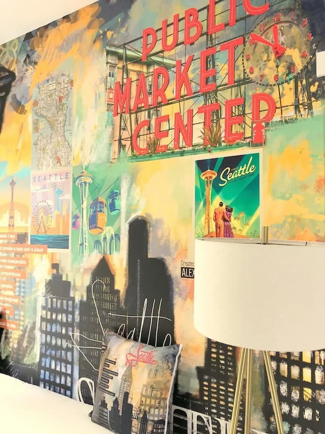 西雅圖藝術旅館-家庭客房-4