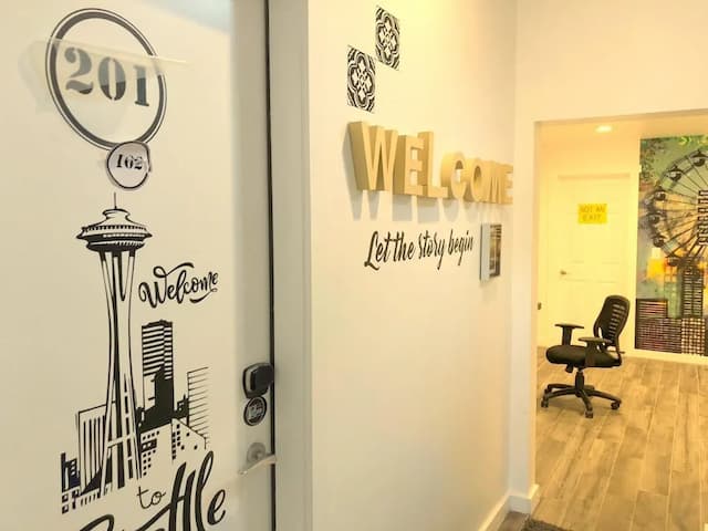 西雅圖藝術旅館-基本客房, 1 張加大雙人床 (No parking)-7