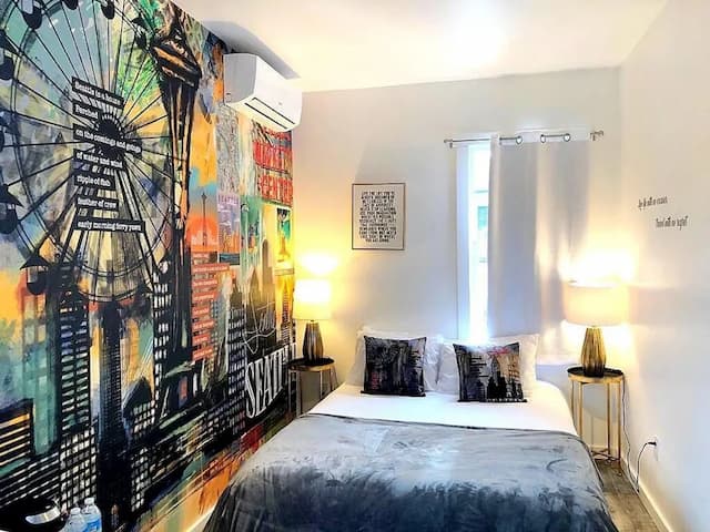 西雅圖藝術旅館-基本客房, 1 張加大雙人床 (No parking)-1