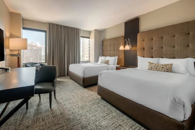 캠브리아 호텔 휴스턴 다운타운 컨벤션 센터-룸, 퀸사이즈침대 2개, 장애인 지원, 금연-1