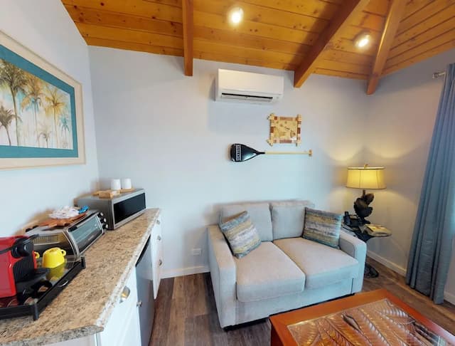 호텔 몰로카이-허니문룸, 킹사이즈침대 1개 및 소파베드, 바다 전망, 바닷가-4