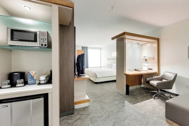 春山套房萬豪侯斯頓活蘭飯店-套房, 1 張特大雙人床和 1 張沙發床-4