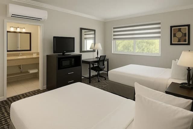 洛杉磯西市中心溫德姆華美達酒店-雙人房-1