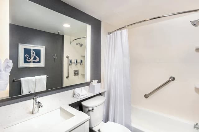洛杉磯西部福朋喜來登酒店-傳統客房, 1 張特大雙人床 (Mobility/Hearing Accessible, Tub)-5