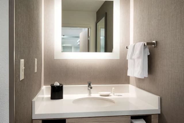 西雅圖倫頓套房索內斯塔精選飯店-客房, 1 張特大雙人床和 1 張沙發床, 無障礙 (Hearing)-8