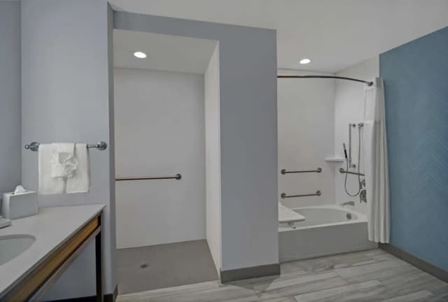 ヒルトン ガーデン イン ヒューストン メディカル センター テキサス-スイート キングベッド 1 台 バリアフリー 浴槽 (Roll-In Shower)-7