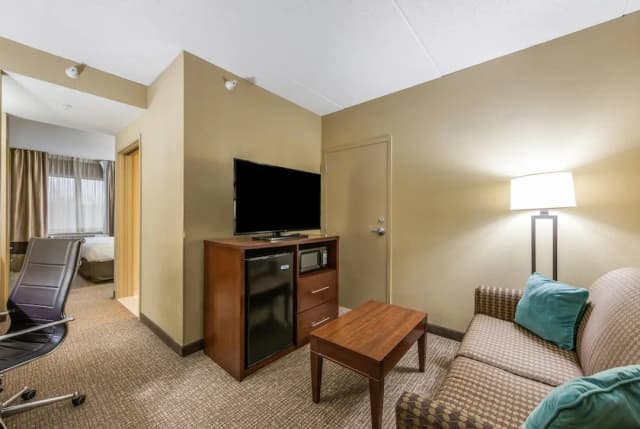 コンフォート スイーツ シカゴ オヘア エアポート-スイート キングベッド 1 台ソファーベッド付き バリアフリー 禁煙-1
