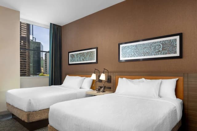 Hilton Garden Inn Chicago Central Loop-客房, 2 张大床, 无障碍 (Hearing)-2