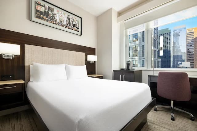 Hilton Garden Inn New York/Times Square Central-客房, 1 张大床, 无障碍, 城市景观 (Hearing)-6