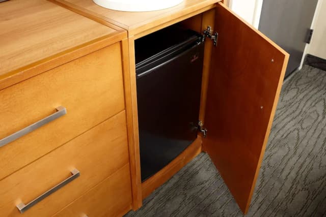 ハンプトン  イン ブルックリン / ダウンタウン-ルーム キングベッド 1 台 冷蔵庫-5