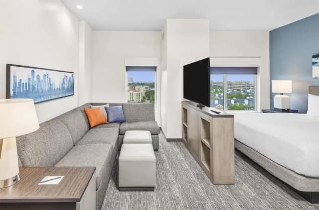 ハイアット  ハウス ヒューストン メディカル センター-スタジオ キングベッド 1 台ソファーベッド付き キッチン-2