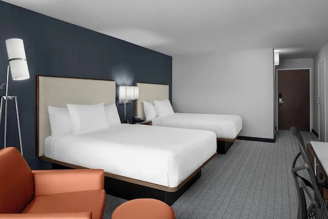 洛杉磯伯班克機場萬怡飯店-客房, 2 張加大雙人床-3