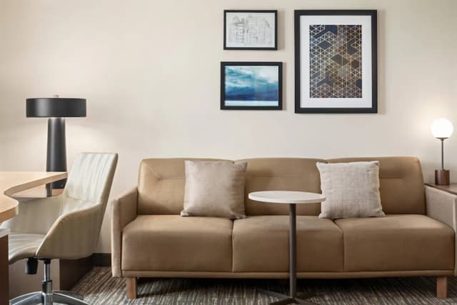 休斯敦西北/Willowbrook Residence Inn 酒店-開放式套房, 1 張特大雙人床 (Hearing Accessible)-4