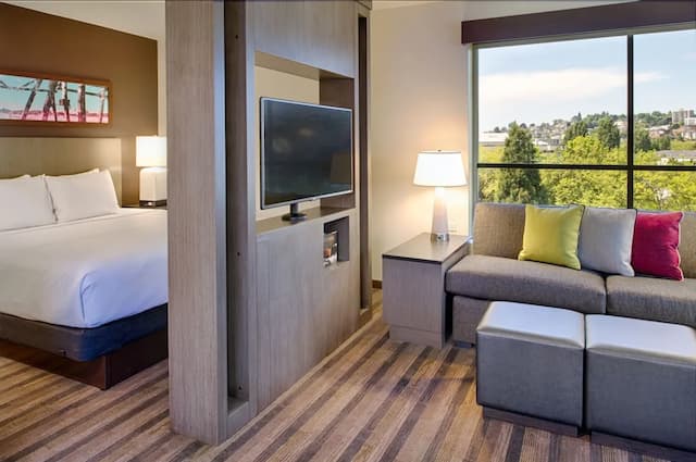 하얏트 하우스 시애틀/다운타운-스튜디오, 킹사이즈침대 1개 및 소파베드-2