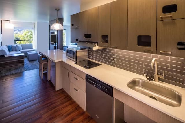 하얏트 하우스 시애틀/다운타운-스위트, 킹사이즈침대 1개 및 소파베드, 장애인 지원 (Shower)-7