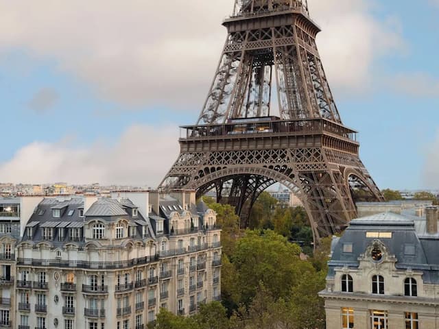 鉑爾曼巴黎埃菲爾鐵塔飯店-豪華客房, 1 張特大雙人床, 陽台, 高層 (HighFloor, Eiffel Tower View)-4