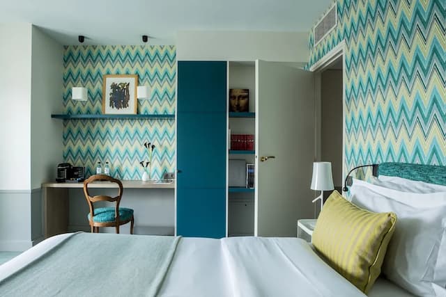 巴黎聖塞維林公園飯店-豪華客房, 露台-1