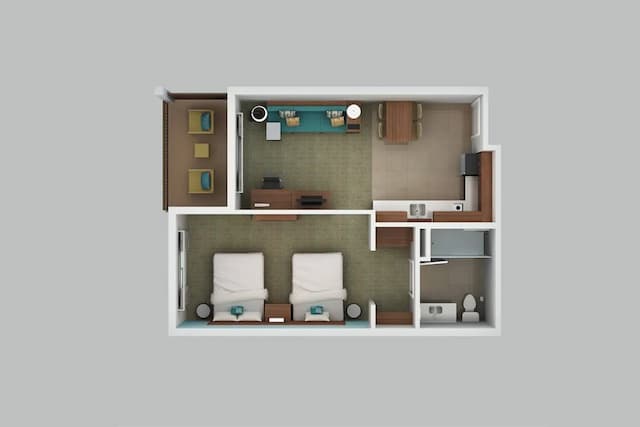 레지던스 인 바이 메리어트 마우이 와일레아-스위트, 침실 1개, 주방 (Balcony)-9