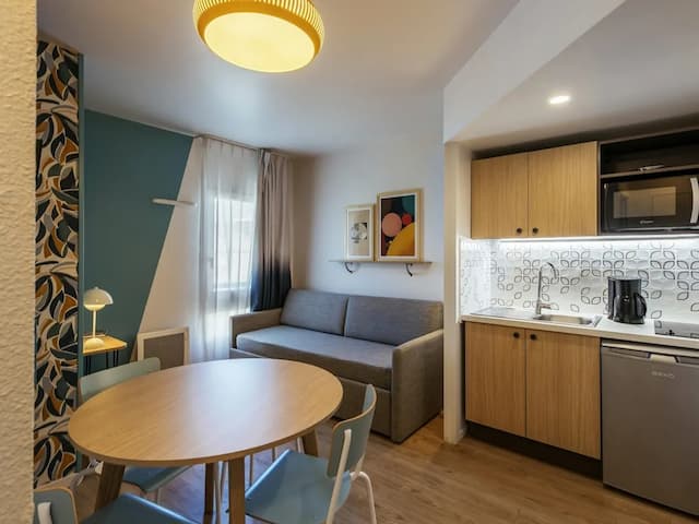 아파트호텔 아다지오 액세스 파리 라 빌레트-아파트, 침실 1개-3