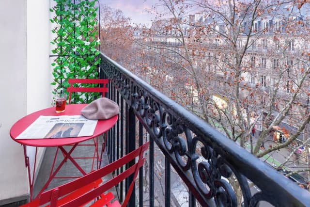 アバロン ホテル パリ ガール デュ ノール-コンフォート ダブルルーム バルコニー-4