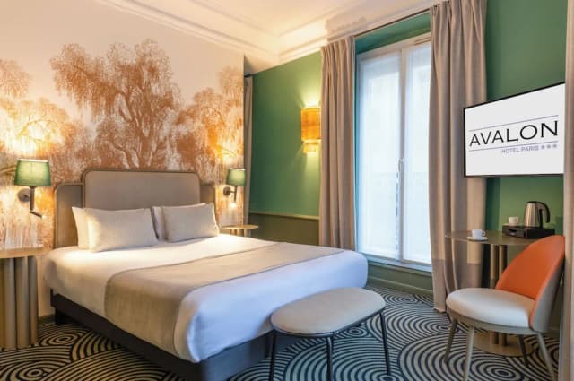 アバロン ホテル パリ ガール デュ ノール-スーペリア ダブルルーム バルコニー-2