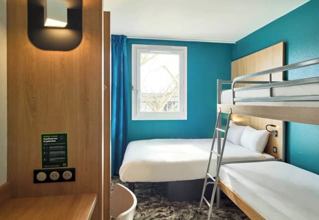 B&B HOTEL Paris Porte de la Villette-四人房, 无烟房-1