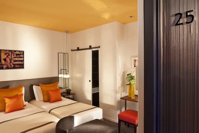 巴士底瑪萊飯店-雙床房-4