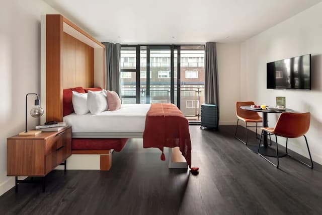 Marlin Apartments Canary Wharf-开间, 1 张大床-1