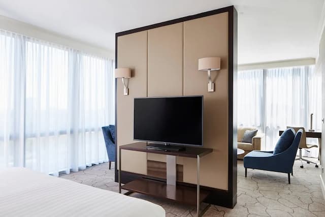 런던 메리어트 호텔 카나리 워프-이그제큐티브 스위트, 침실 1개-2