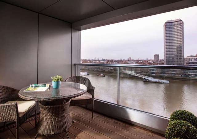 倫敦河畔麗亭飯店-套房, 1 間臥室, 陽台, 河景 (Kitchenette)-2