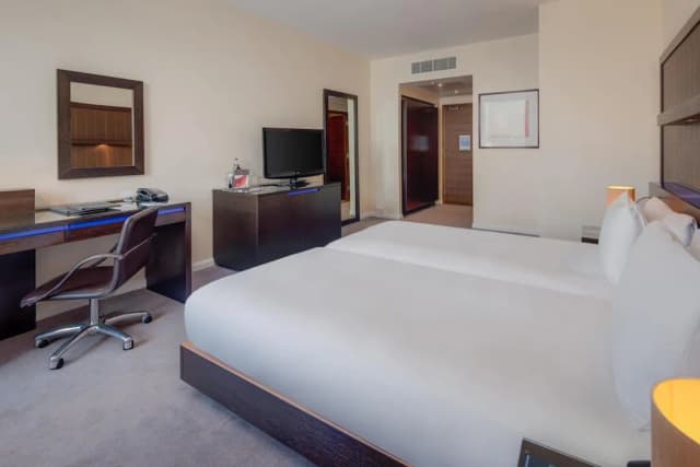 힐튼 런던 카나리 와프-스탠다드 트윈룸-5