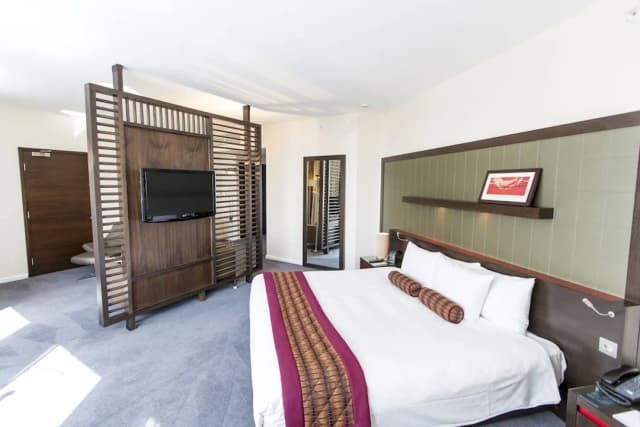 힐튼 런던 카나리 와프-King, 패밀리룸, 킹사이즈침대 1개 및 소파베드-2