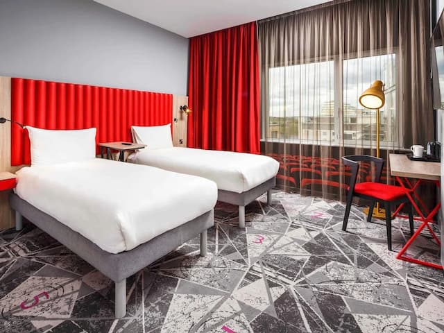 イビス スタイルズ ロンドン イーリング-ルーム シングルベッド 2 台 (The Duet)-8